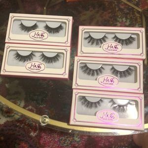 5 pairs vegan mink eyelashes jlash